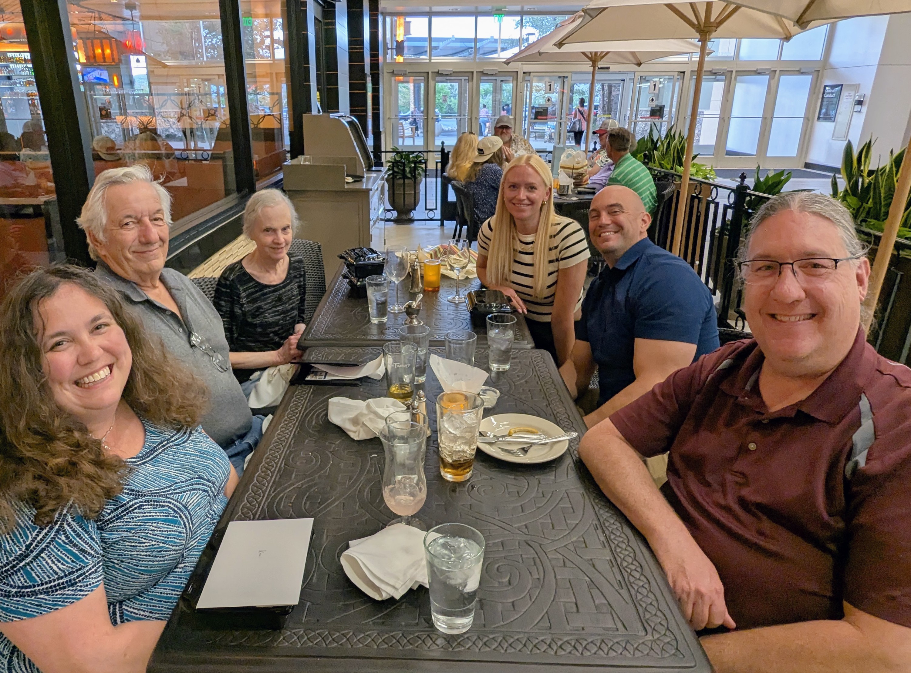 Birthday, Cheesecake Factory, Colorado Mills Mall, Kari Sanders, Michael Sanders, Lindsay Morgan, Mike Rawluk, Tony Rawluk, Linda Rawluk, Lakewood, Colorado